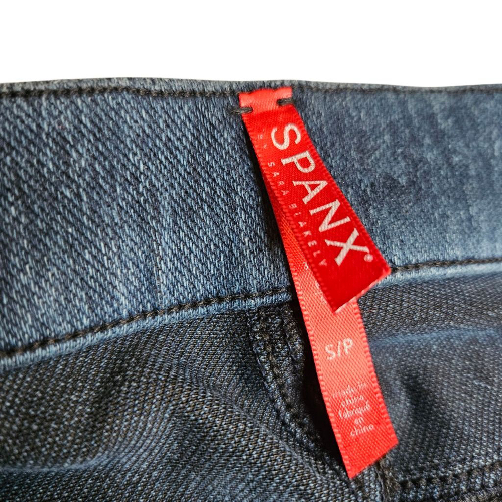 Spanx Small Blue Denim Skinny Jeggings Jeans - Picture 6 of 8